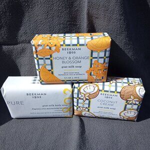 Trio of Beekman Travel Size Soap